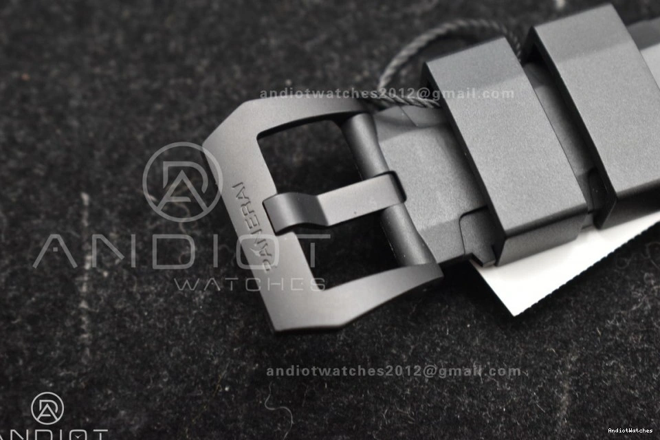 989 Rubber P.900 Best Carbotech Clone 42mm FashionForward Dial Strap Black PAM2231 Edition VSF on 1204